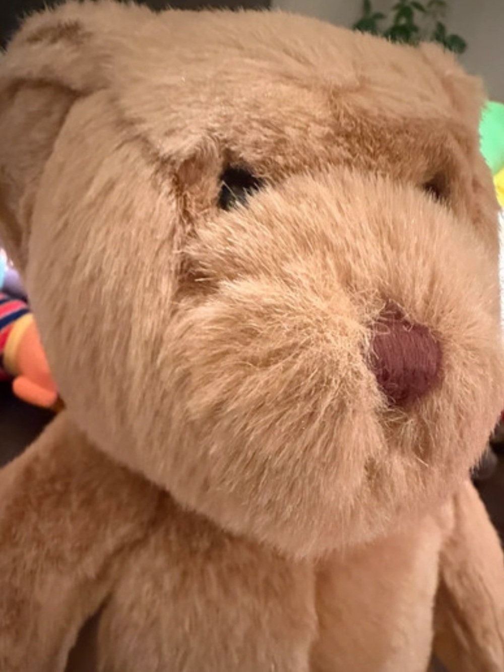 Early Build A Bear Carmel Brown Bear 14" Plush Sewn Nose - Picture 2 of 6